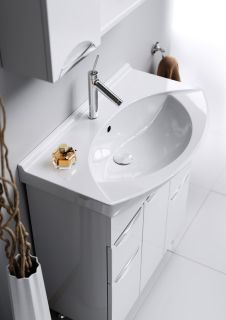 Тумба под раковину Aqwella Лайн 66 Li.01.06.K с корзиной